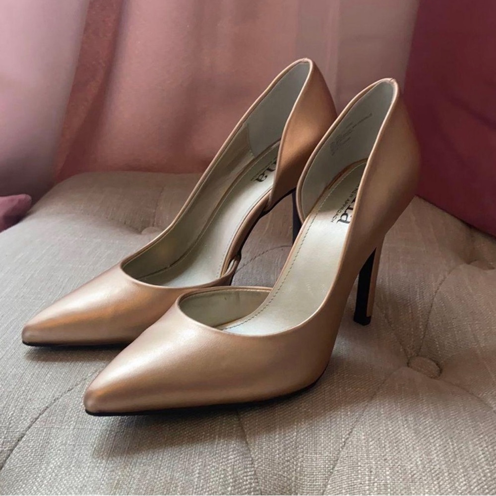 a.n.a rose gold heels